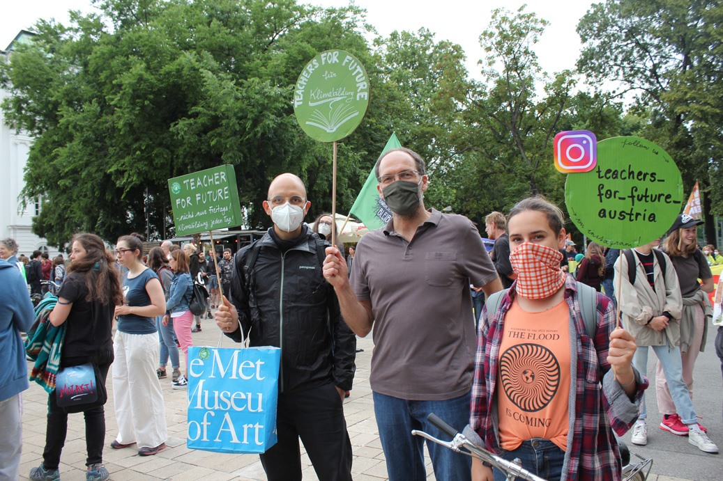 Teachers For Future bei einer Demonstration