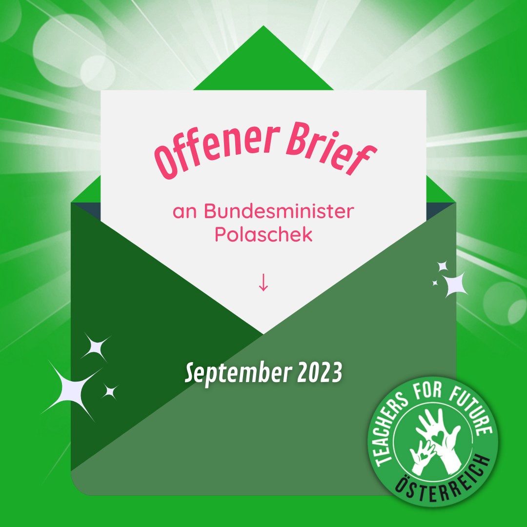 Offener Brief an Bildungsminister Polaschek, September 2023