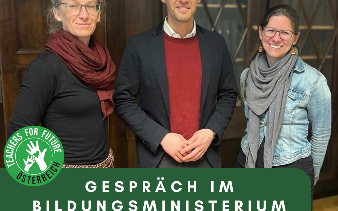 Gespräch im Bildungsministerium: Austausch zu Bildung für nachhaltige Entwicklung